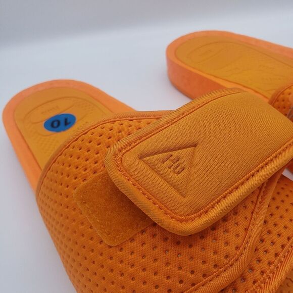 Orange Adidas HU Slides with Adjustable Straps - Size 10 main image 8